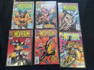 WOLVERINE 6PC (VF) THE SECRET OF THE PRIME SENTINELS, NOT DEAD YET 1997-2000
