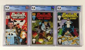 Punisher War Zone 1 2 3 All Cgc 9.8 White Pages Marvel