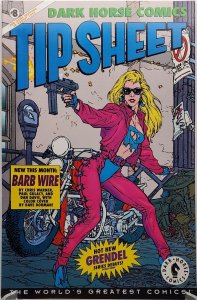 DARK HORSE TIP SHEET #8 1ST BARB WIRE PREDATES ISSUE 1 DARK HORSE NM/NM+