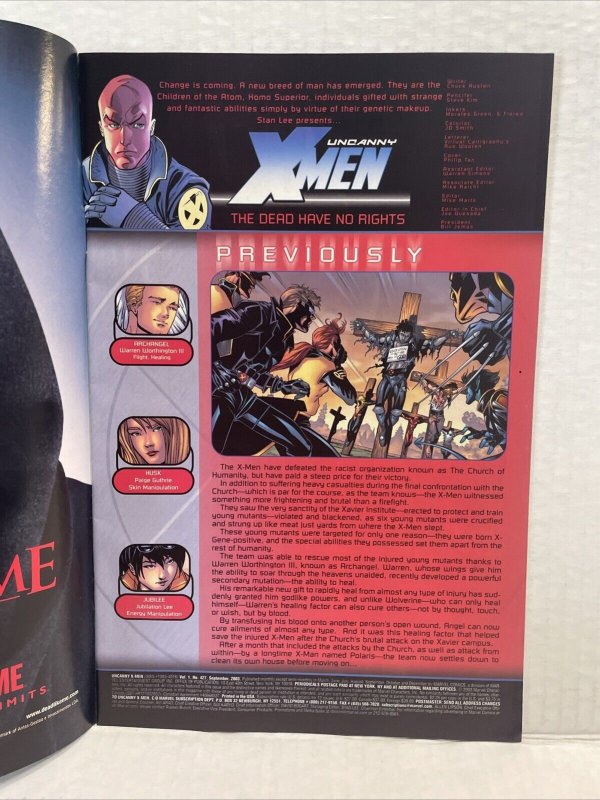 Uncanny X-men #427