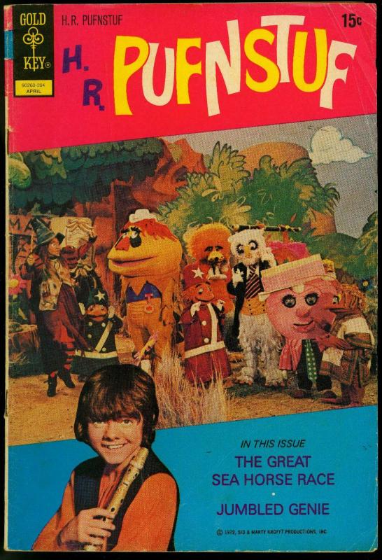 H.R. Pufnstuf #7 1972-CLASSIC TV photo cover- Gold Key VG