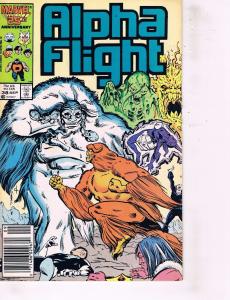 10 Alpha Flight Marvel Comic Books # 32 38 39 40 41 43 44 45 46 47 Wolverine MM4