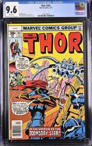 THOR #261 CGC 9.6 DOOMSDAY STAR JOHN BUSCEMA WHITE PAGES