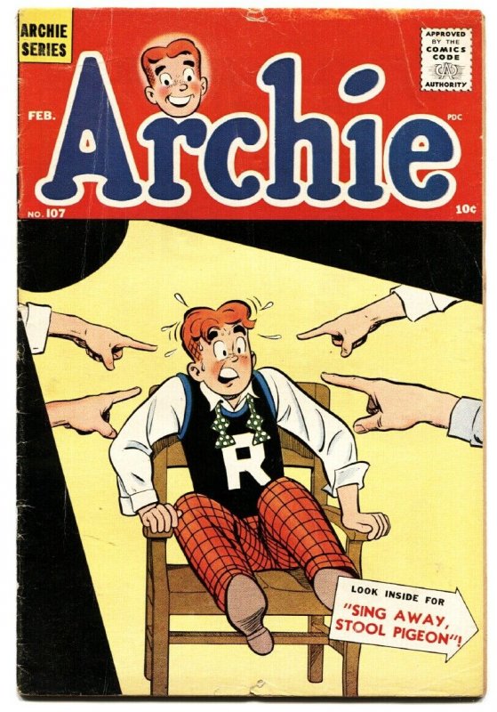 Archie Comics #110 1960- Stool pigeon- VG