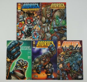 Badrock #1-2 FN/VF complete series + annual + (2) variants - savage dragon set