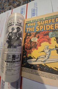 The Silver Surfer #14 (1970) vs amazing Spiderman see dewcription