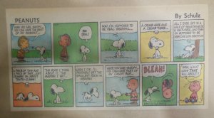 Peanuts Sunday Page by Charles Schulz from 3/17/1968 Size: ~7.5 x 15 inches