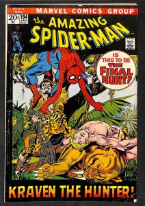 Amazing Spider-Man #104 VG+ 4.5 Kraven the Hunter! Marvel Comics Spiderman