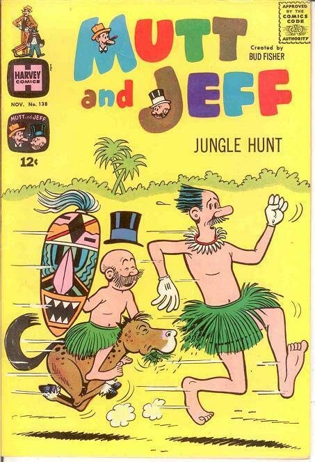 Mutt & Jeff (1960-1965) 138 Vf-Nm November 1963 Comics Book  Comic Books -  Silver Age, Archie Comics, Mutt & Jeff, Cartoon Character / HipComic