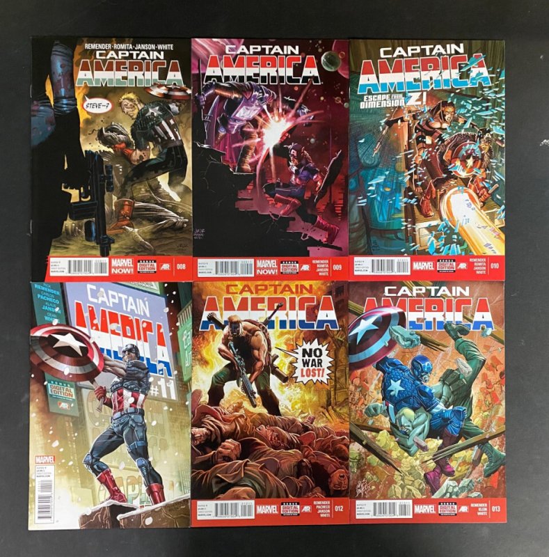 Captain America (2013) #'s 1-25 Complete NM (9.4) Set 1st Sam Wilson as Cap