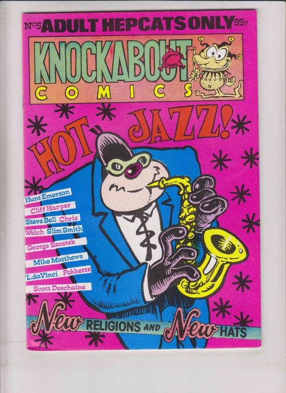 Knockabout Comics #5 VF- underground comix - hunt emerson - british import