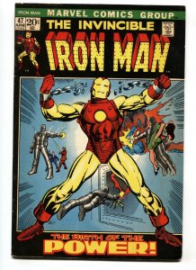 IRON MAN #47 1972-Origin of Iron Man-Marvel Nice tight copy FN+