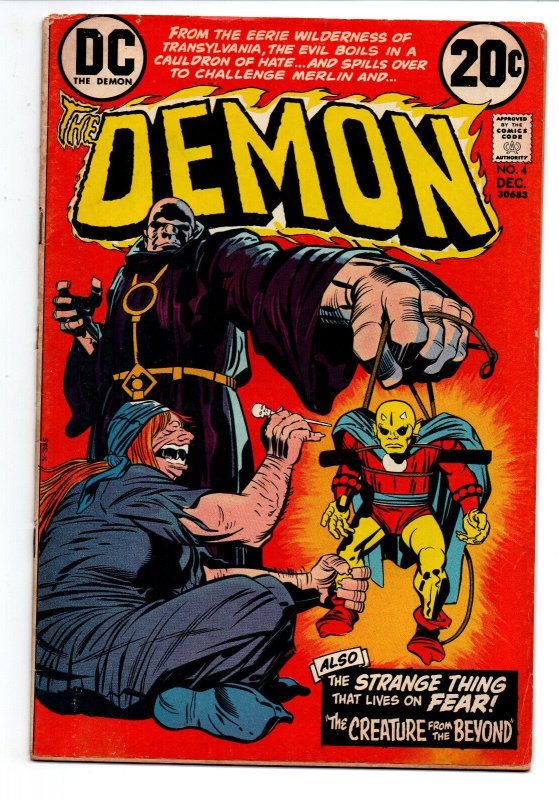 The Demon vol.1 #4 - Kirby - 1972 - VG/FN 