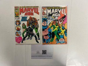 2 Marvel Age Marvel Comic Books # 39 40 Avengers Thor Wolverine 82 JS54