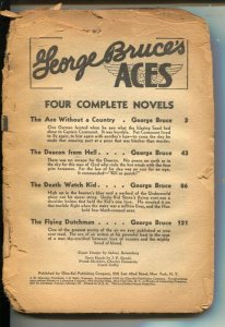 George Bruce's Aces #1 1931-Fiction House-1st issue-one shot magazine-P