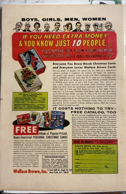 Fantastic Four #67 (1967) VG missing piece of page 7