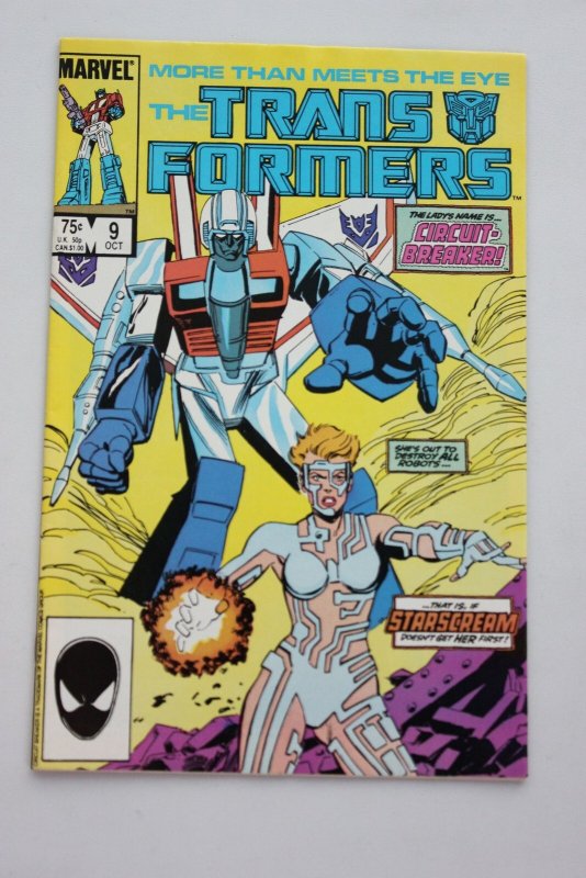 The Transformers #9 (1985) Transformers NM