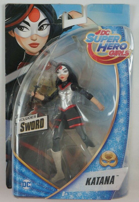 Katana Action Figure - DC Super Hero Girls - ON CARD - 2016 Mattel suicide squad