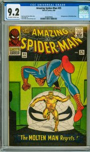 The Amazing Spider-Man #35 (1966) CGC 9.2! 2nd Appearance of Molten Man!