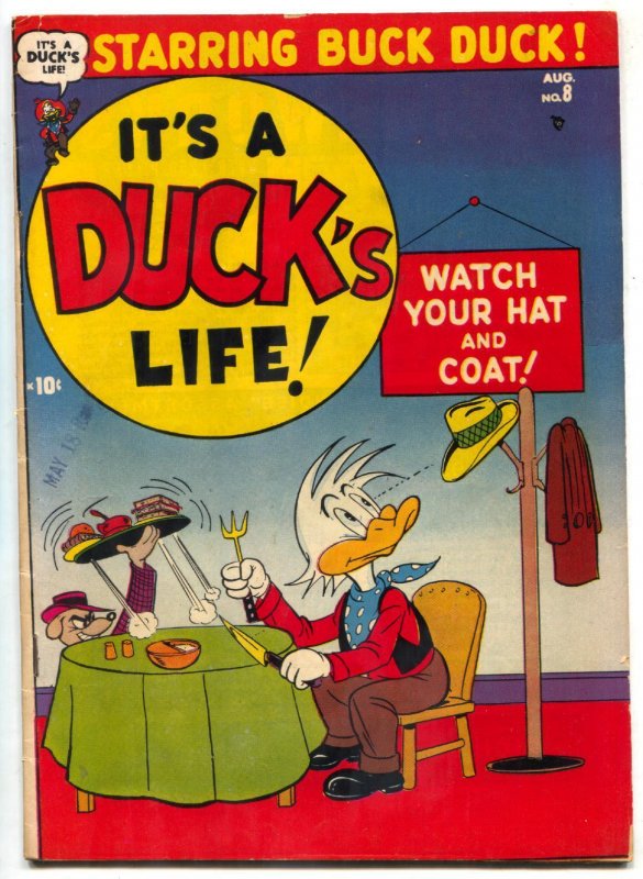 It's A Duck's Life  #8 1951 Atlas Funny Animal comic FN-