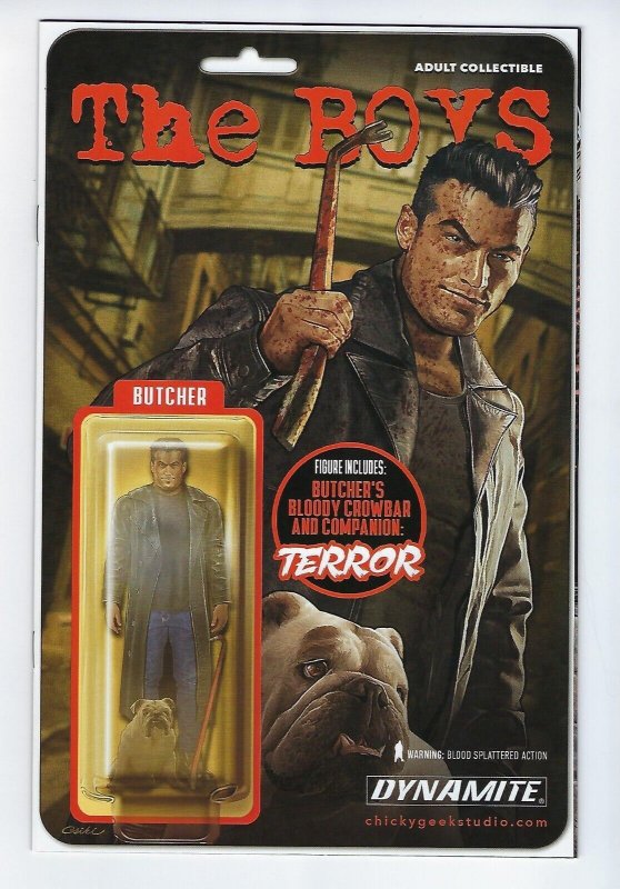 ?THE BOYS 1 Rob Csiki HOMELANDER/BUTCHER Action Figure COMIC Set LTD 500 NM?