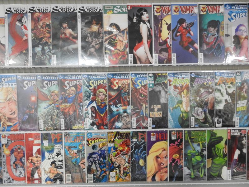 Huge Lot of 160+ Comics W/ Vampirella, Superman, Warlock Avg. VF- Condition!