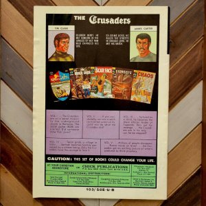 The Crusaders, Vol. #3 SCAR FACE (J.T.C. 1974) 39-cent cover (Jack Chick)