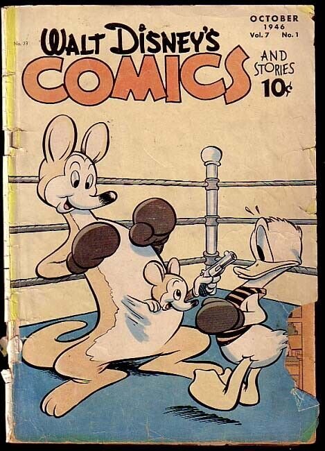 WALT DISNEY COMICS AND STORIES #73-BOXING FR