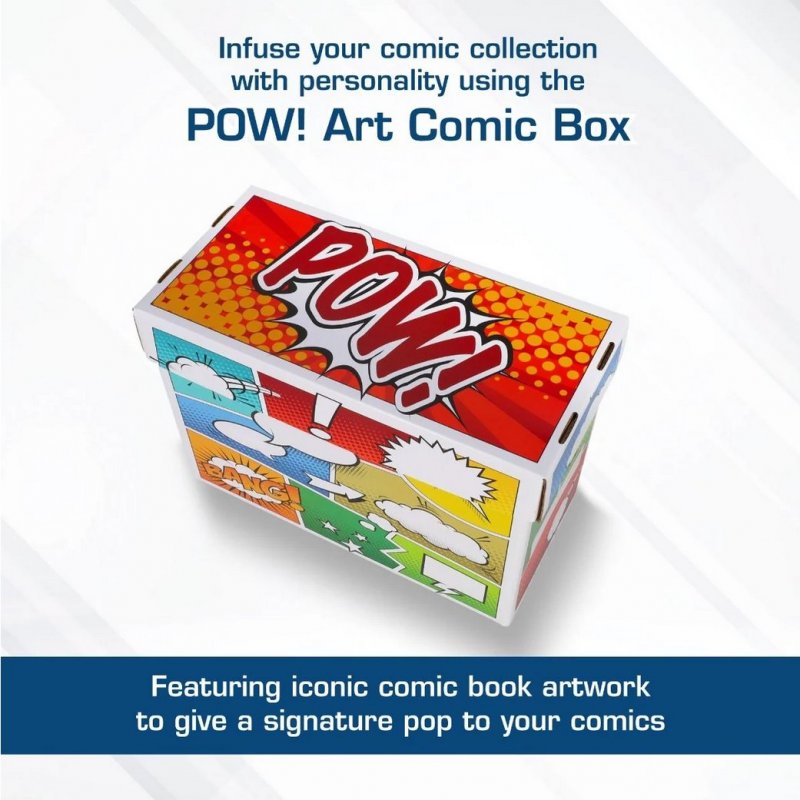 Short Comic Box - Art - Pow Pack of 5