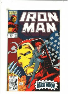 Iron Man #276 VF+ 8.5 Marvel Comics 1992 Black Widow app.