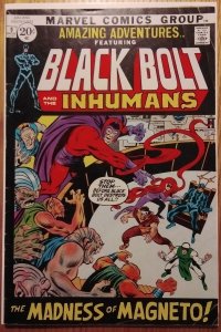 Amazing Adventures #9 Magneto Black Bolt Inhumans (1971)