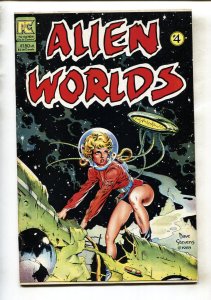 ALIEN WORLDS #4--COMIC BOOK--DAVE STEVENS--GOOD GIRL ART