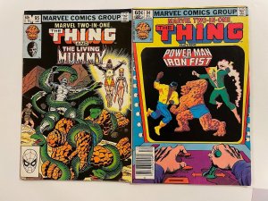 3 The Thing Marvel Comics Group  # 90 91 92  Spider-Man Fantastic Four 96 NO4
