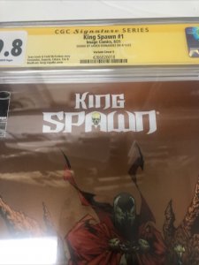 King Spawn (2021) #1 (CGC 9.8 SS) Signed Javier Fernandez •Story Todd Mcfarlane