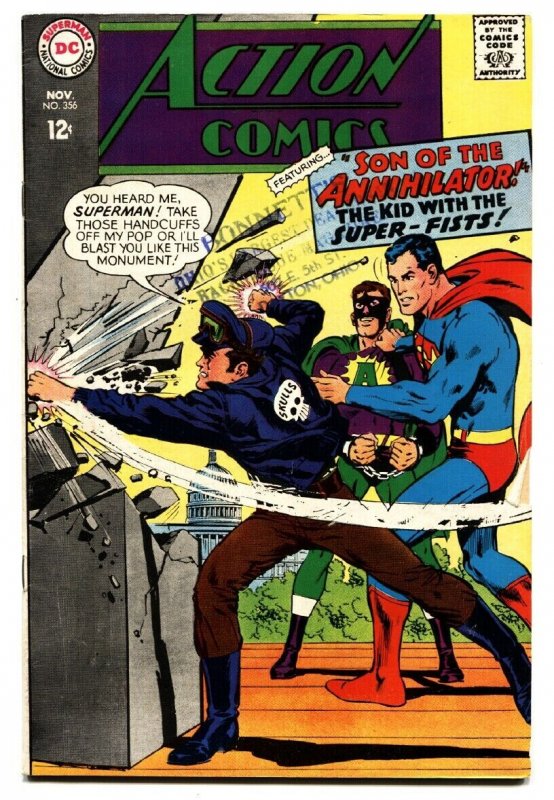 ACTION COMICS #356 comic book 1966-SUPERMAN-SON OF ANNIHILATOR FN/VF