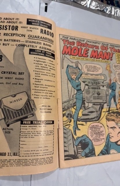 Fantastic Four #22 (1964) 2nd app of mole man see descritption