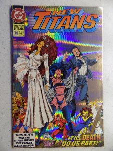 NEW TITANS # 100 DC FOIL COVER NIGHTWING ACTION ADVENTURE