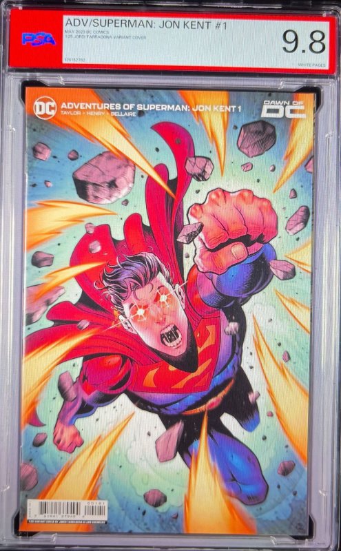 Adventures of Superman: Jon Kent #1 Tarragona Cover (2023), PSA Graded 9.8