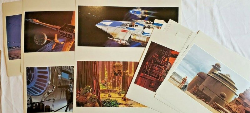 Star Wars Return of the Jedi Portfolio Ralph McQuarrie 1983 20 Plates 11X15 NM