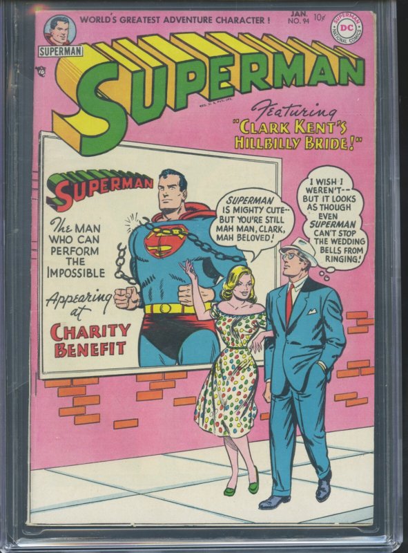 SUPERMAN #94 - CGC-6.5, OW-W - Golden Age