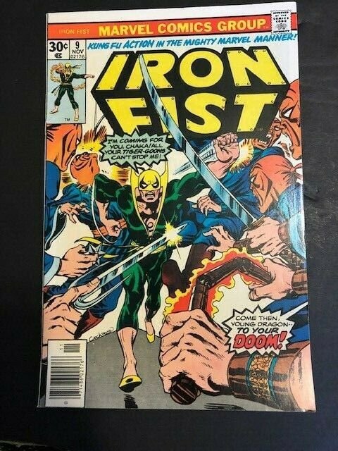 Marvel Comics Group ~ Iron Fist #9 Fine/Very Fine (7.0) 1976 (838J)   