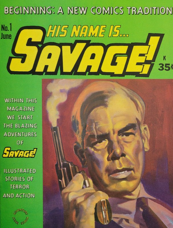 His Name is Savage #1 1968 Vtg Comic Graphic Novel Lee Marvin Gil Kane - NM