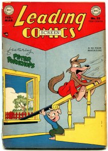 Leading Comics #35 1949- Peter Porkchops- Golden Age DC Funny Animals VG