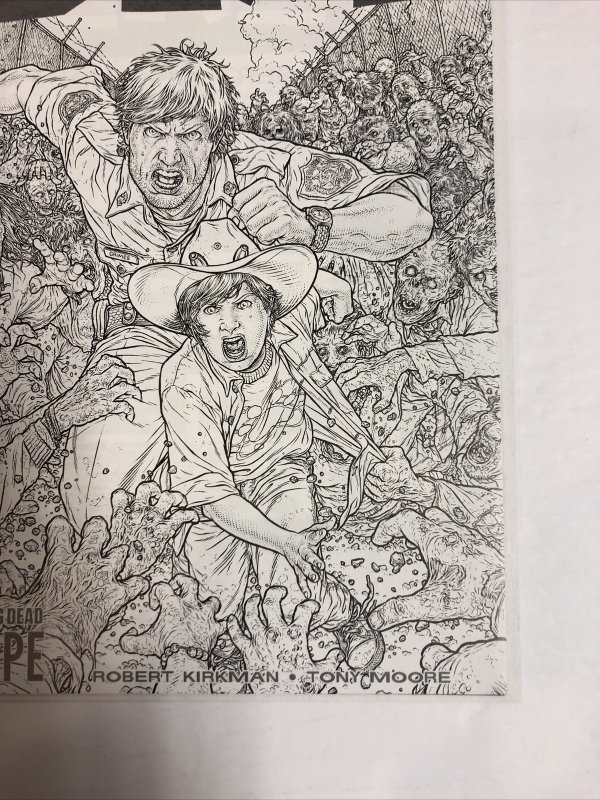 Walking Dead (2014) # 1 (NM) Escape Sketch SDCC Exclusive Sketch Gemini Ship