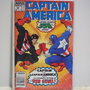Captain America #350 (1989) Very Fine. Super Size Issue.Return of the Red Skull!