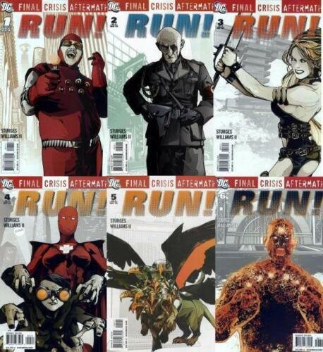 FINAL CRISIS AFTERMATH RUN (2009) 1-6  complete tie-in! 