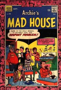 Archie's Madhouse #56 GD ; Archie | low grade comic September 1967 Long Hair Men