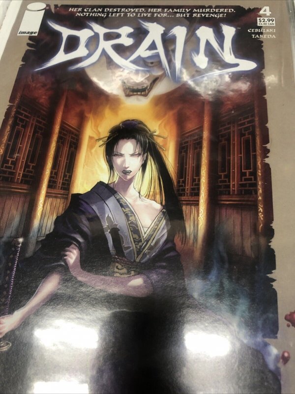 Drain (2008) Set # 1-6 Image Comics • C.B. Cebulski • Sans Takeda  • Cory Petit