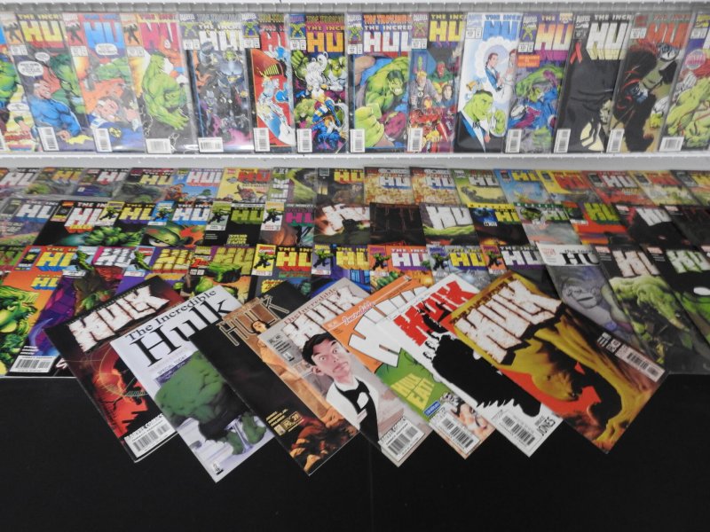 Huge Lot 180+ Comics W/ ALL INCREDIBLE HULK!! Great Lot! Avg VF- Condition!!