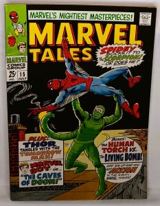 Marvel Tales #15 Spider-Man Marvel Boy Thor Human Torch Marvel 1968 FN     EB917